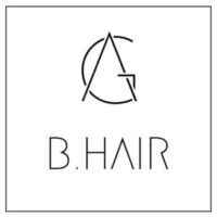 B.HAIR logo wit